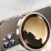 Protector De Lente De Cámara Para iPhone 16 pro Max plus 15 Aleación De Titanio Con Vidrio Resistente Al Choque Accesorios De Alta Calidad - details 5