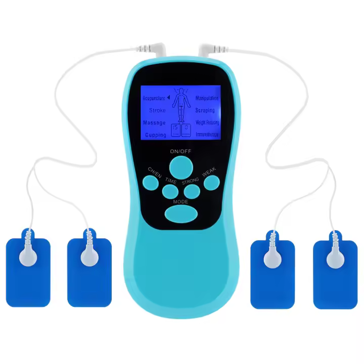 Mini Masajeador TENS de Baja Frecuencia para Alivio del Dolor en Espalda y Hombros - 1
