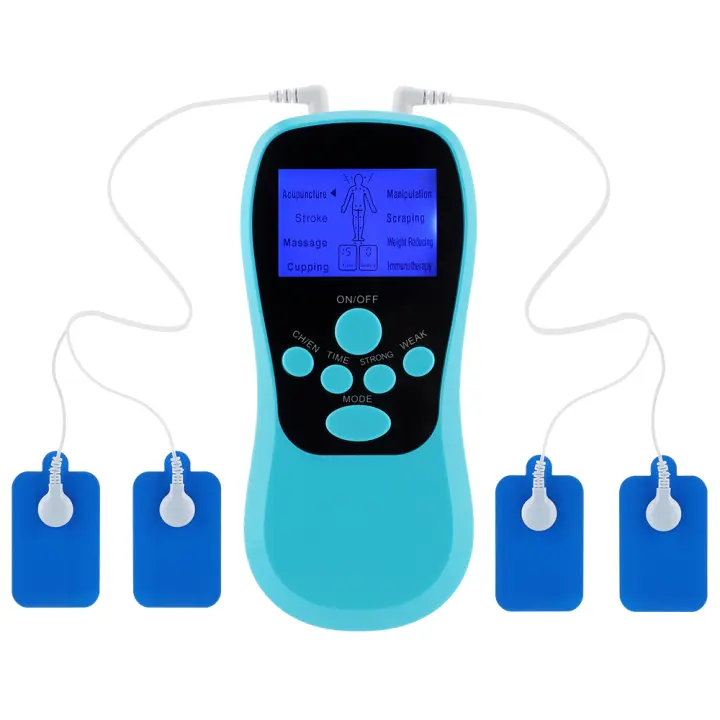 Mini Masajeador TENS de Baja Frecuencia para Alivio del Dolor en Espalda y Hombros - 1