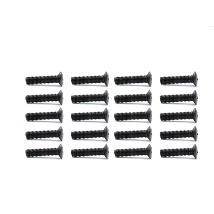 6Pcs Tornillos De Fijación M5 20/22/25mm M6 Hilo Izquierdo Para Adaptador De Rosca De Taladro 1/2''UNF 3/8''UNF - 1