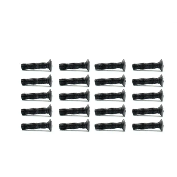 6Pcs Tornillos De Fijación M5 20/22/25mm M6 Hilo Izquierdo Para Adaptador De Rosca De Taladro 1/2''UNF 3/8''UNF - 1