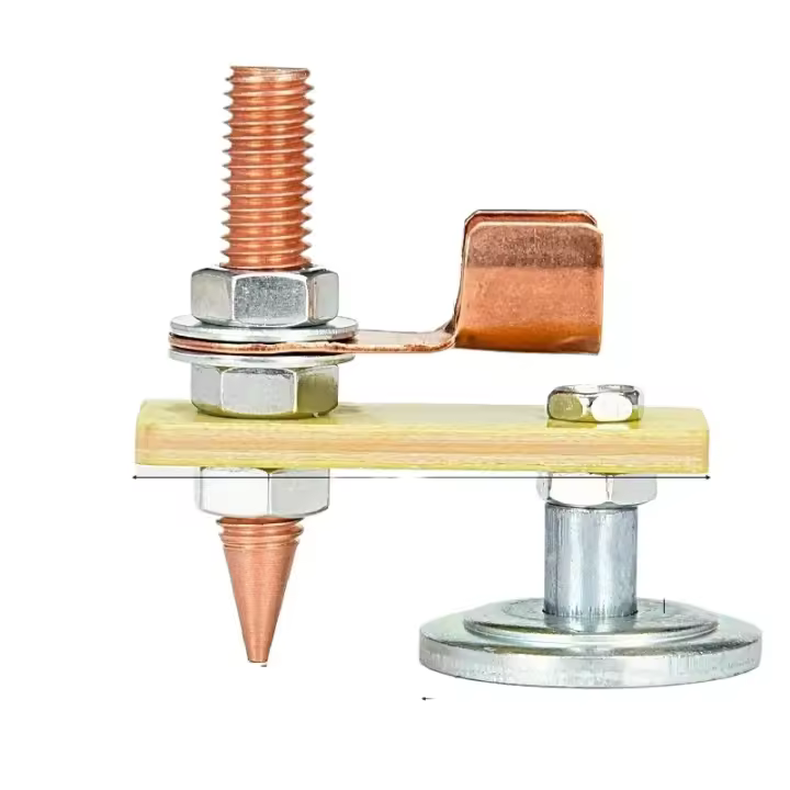 1pc Cabezal De Imán Para Soldadura Soporte De Fijación De Cable De Tierra Para Soldador Fuerte Agarre De Imán Para Reparación De Hojalata - 1
