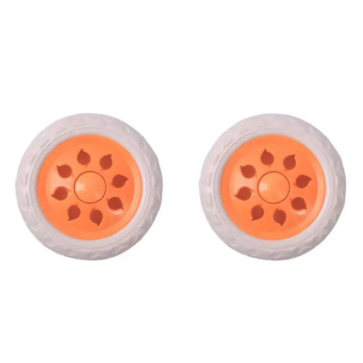 Ruedas De Carro De Compras 2Pcs Reemplazo De Rodillos Carro De Mano De 6.3 Pulgadas Diámetro Goma Espuma - 1