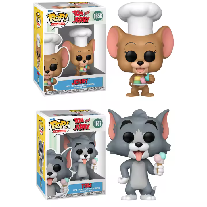 Funko Pack 2 Funkos Tom y Jerry macaroon ice cream helado 1657 1658 - 1
