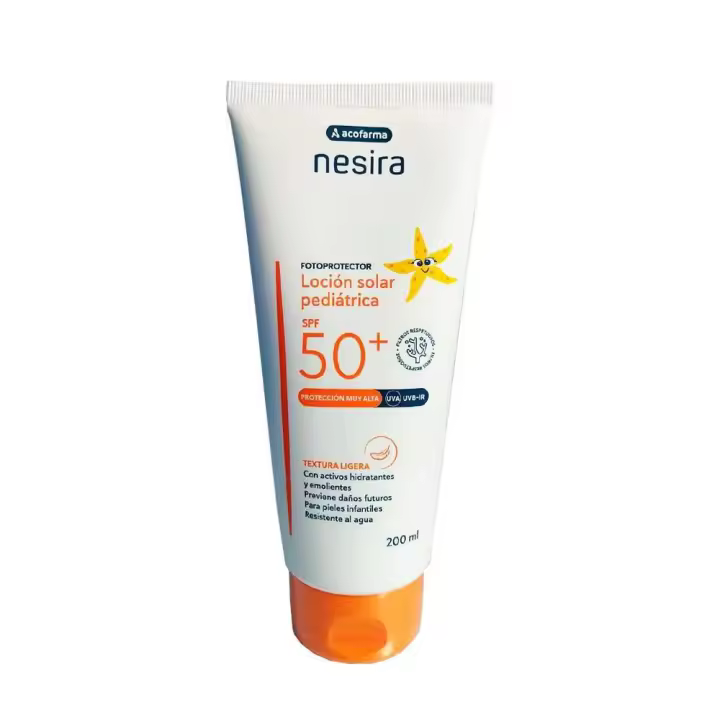 Acofar SPF 50+ Leche Solar Pediátrica 200 ML - 1