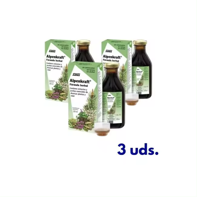 Alpenkraft Salus Pack 3 Hierbas Medicinales 250 Ml - Alivio Respiratorio - 1