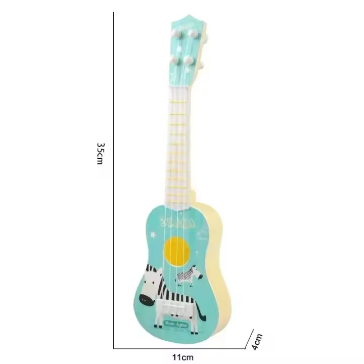 Ukelele Para Niños Juguetes Musicales 4 Cuerdas Pequeño Guitarra Instrumento Educativo Montessori Regalo De Aprendizaje De Música - 1