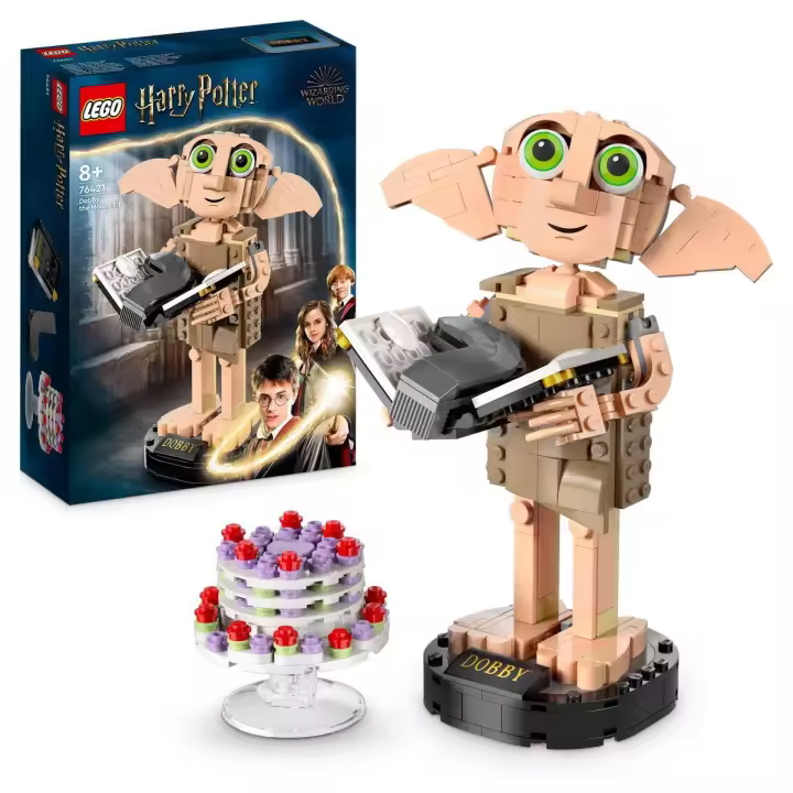 Set de juguetes de construcción LEGO Harry Potter 76421 Dobby el Elfo Doméstico; idea de regalo para fans a partir de 8 años (403 piezas) - 1