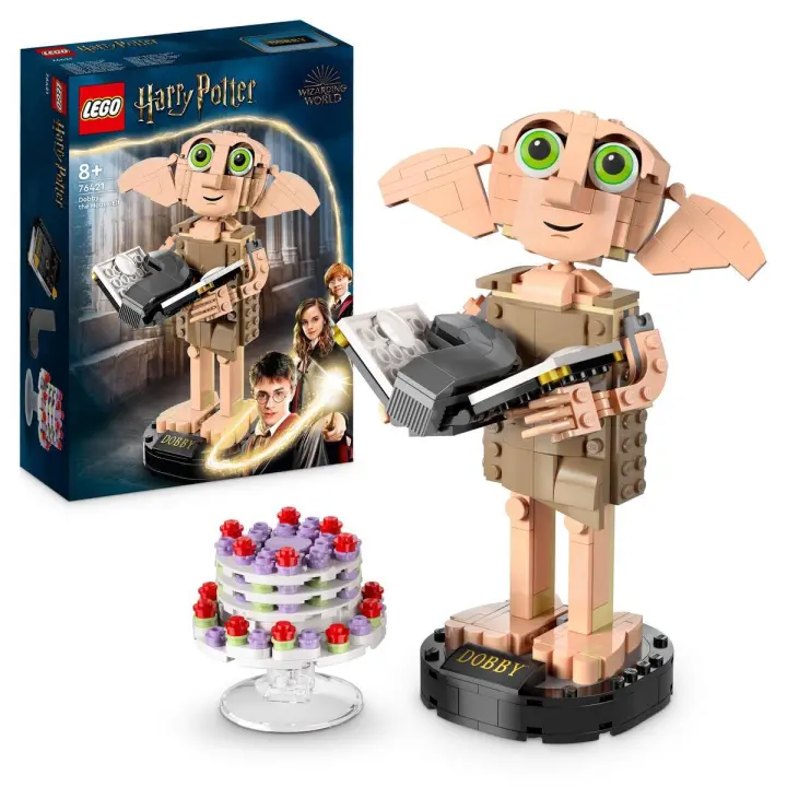 Set de juguetes de construcción LEGO Harry Potter 76421 Dobby el Elfo Doméstico; idea de regalo para fans a partir de 8 años (403 piezas) - 1