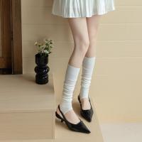 Nuevas Medias De Mujer En Color Sólido Moda Delgadas Transpirables Simple Largas Hasta La Rodilla Elegantes Calentadores De Pierna Tendencia De Calcetines Para Mujer - details 24