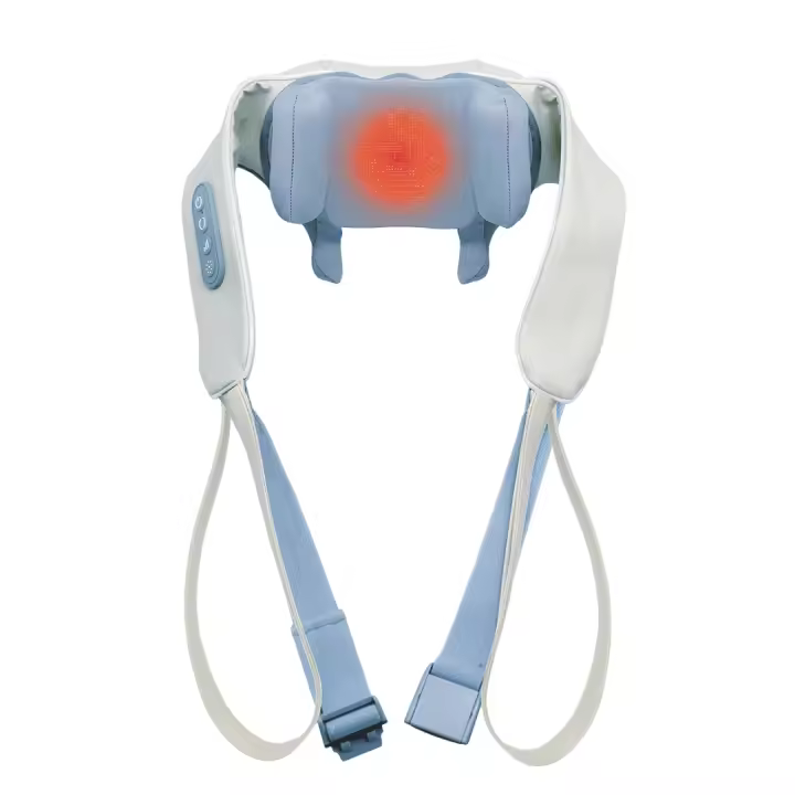 Masajeador de Cuello y Hombros Massager Pro, Función de Calefacción, Masajeador Cervical, Alivia tensiones y dolores en el cuello y hombros, 3 velocidades ajustables, Inalámbrico y recargable - 1