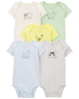 Ropa para niños, novedad de verano, mono triangular de manga corta para bebés, ropa para gatear, mono de bebé de cinco piezas - details 9