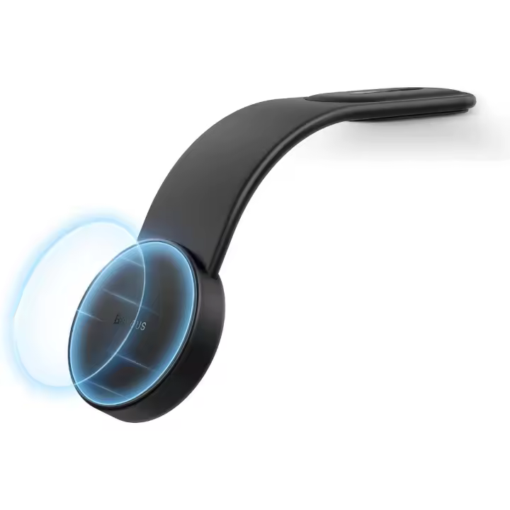 Soporte de teléfono magnético para Coche, with memory flexible de Titanium - 1