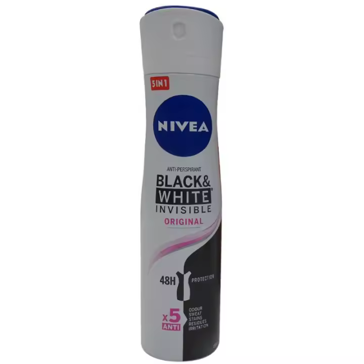 NIVEA Desodorante Black & White Invisible 200 ML     【ROUA】 - 1