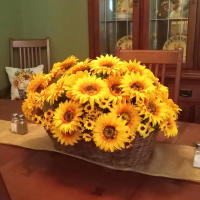 5/10PCS Decoración De Girasoles Artificiales Para Jardín Interior Fiesta Boda Graduación Decoración De Casa Regalo - details 5