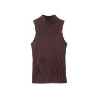 Top De Hombros Descubiertos Para Mujer Cuello Alto Tejido Semi Transparente Estilo Y2K Aesthetic Grunge Moda De Los 90 - details 2