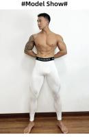 Pantalones De Compresión Para Hombre Terciopelo Secado Rápido Deporte Entrenamiento Fitness Leggings Sexys Para Gimnasio - details 9