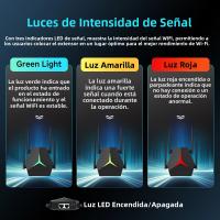 Repetidor De Señal WiFi Dual-Band Kebidumei AC1200 Amplificador De Router Para Red Doméstica 2.4/5G Extensor De WiFi Con Rádaro De 1200M - details 7