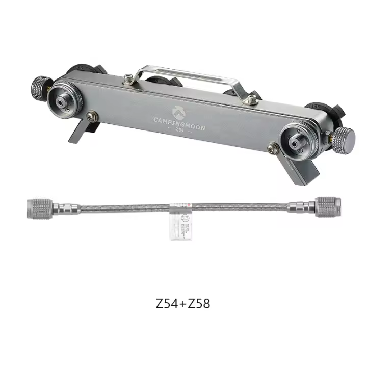 Adaptador De Estufa De Gas Para Camping Al Aire Libre Tubo Extendido BBQ Accesorios De Conexión Universal Para Quemadores Z54+Z58 Material De Acero Inoxidable - 1