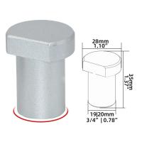4Pcs Pernos De Trabajo Para Mesa De Bricolaje 19/20mm De Aluminio Bloque De Límite Para Mesa Herramientas De Bloqueo De Banda - details 2