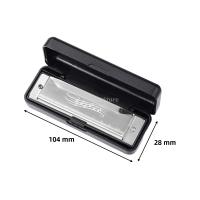 Harmonica Con 10 Agujeros Organófono Práctico Instrumento Musical Para Principiantes Y Niños Actividades De Escenario Y Fiesta - details 1