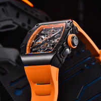 Reloj De Cuarzo Para Hombre PAGANI DESIGN 2023 Forma De Cuenco 40MM Vidrio De Zafiro Resistente Al Agua Y Luminoso Pulsera De Silicona Estilo Casual - details 24