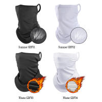 Mascarilla De Invierno Caliente Bandana Gaiter Tubo De Cuello Calentador Con Orejas Colgantes Para Hombres Y Mujeres Resistente Al Viento Para Esquí Y Pesca - details 7