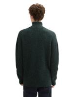 Sudadera Tom Tailor Green Colorful Neps - details 1