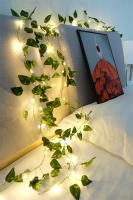 Luces De Vine Artificial Flor Y Hoja Verde Para Adornos Navideños Decoración De Hogar Luz Fairy Piloto Incluido Para Bodas - details 7