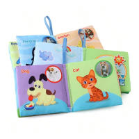 Libros De Tela Para Bebés Juguetes De Aprendizaje Coloridos Sonido De Plegado Y Sensación Para Halloween Thanksgiving Y Navidad - details 3