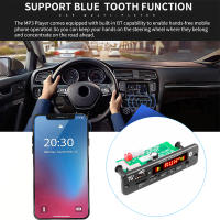 Receptor Bluetooth 5.0 Kebidu MP3 Player Decoder 40W 2*20W Amplificador FM Radio TF USB AUX Module Para Coche Kit De Instalación - details 8