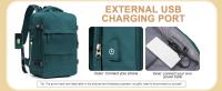 Mochila de Viaje 40x20x25 cm - Aprobada como Mochila de Cabina para Ryanair, EasyJet, Vueling y Aerolíneas Low Cost - Diseño Antirrobo con Cremalleras Seguras - Resistente al Agua y Duradera - Ideal para Hombre y Mujer - Compartimento Acolchado para Portá - details 4