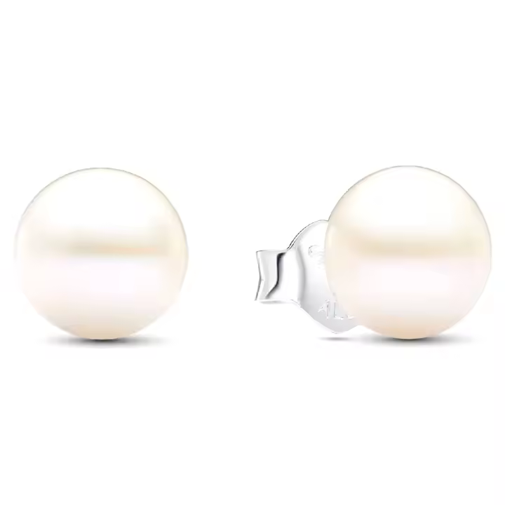 Pandora 293169C01 Pendientes  Aretes de perlas de agua dulce grandes, cultivadas y tratadas 7.8*7.4*7.4mm - 1