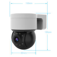 Cámara De Seguridad Tuya 4MP WiFi Exterior Visión Nocturna En Color Pantalla Para Bebé Vigilancia Inalámbrica Impermeable Con Monitor De Bebé - details 12