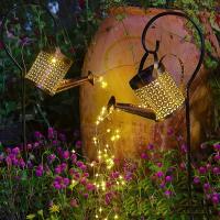 Lámpara Solar De Jardín Decorativa En Color Cálido Con Botella De Riego Incluida Luz Solar Colgante Para El Jardín - details 5