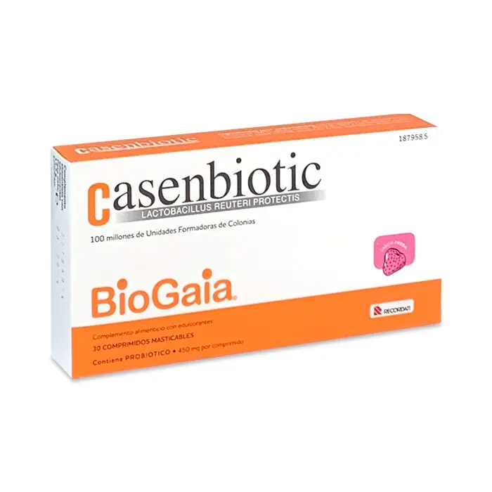 CASENBIOTIC 30 COMPRIMIDOS SABOR FRESA - 1