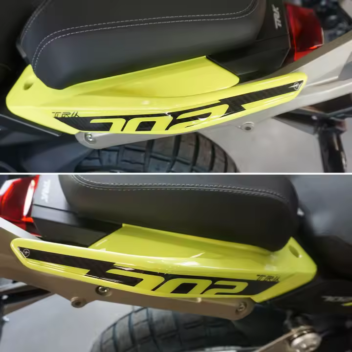 Protectores de moto compatibles con Benelli TRK 702 y 702X Gris - 1