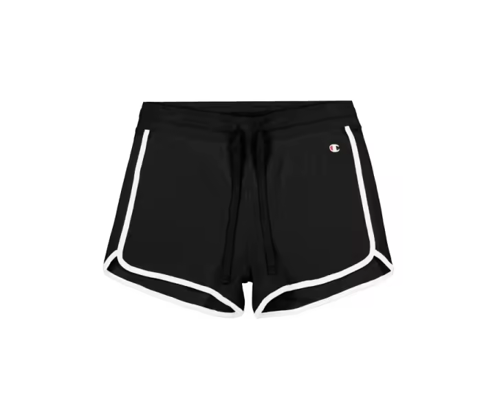 Champion Shorts Deportivos Algodón Mujer Negro - 1