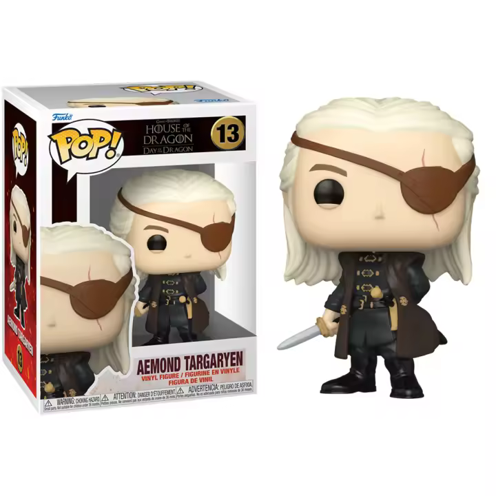 FUNKO POP! LA CASA DEL DRAGÓN S2 - AEMOND TARGARYEN, 76471, Nº13, TIENDA CON LICENCIA OFICIAL - 1