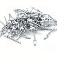 50pcs Clavos De Alta Resistencia Blancos Acero Y Aluminio Cabeza Redonda Hueca Para Decoración Del Hogar Y Metalworking - details 1