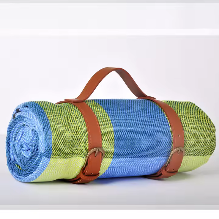 Manta De Picnic Impermeable Para Camping Y Playa Con Estampado Colorido Rectangular Almohadilla De Descanso Para Sala De Estar - 1