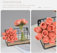 Bouquet De Rosas Rosa De 24CM Decoración Para El Hogar Propiedades Fotográficas Guía De Carretera Para Boda Flores Artificiales - details 9