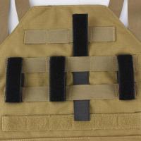 4pcs Adaptador Molle ID Parches Panel Chaleco Militar Accesorios Convertidor De Gancho Y Lazo Correa Ribera Para Mochila Y Chaleco - details 3