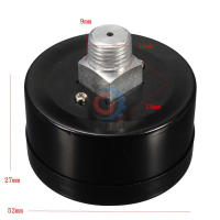 Gauge De Presión Por Vácuo/Aire Mini Dial Dual Escala 1/4 "NPT-30HG/0PS Con Pantalla Digital De 2 Pulgadas Para Tabla - details 8