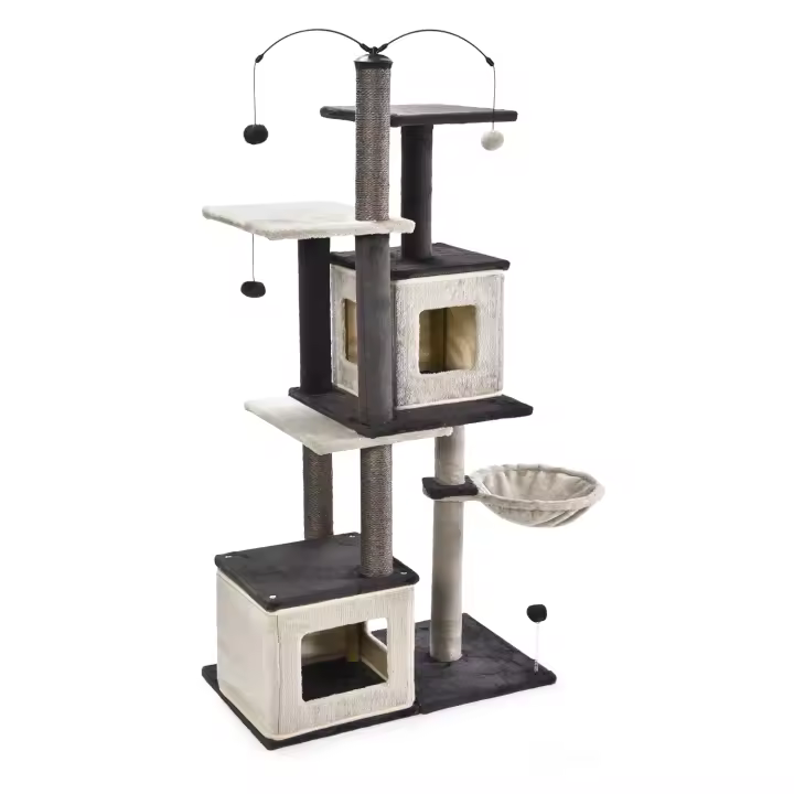 Rascador para descansar y jugar MOBILITY 69x40x138cm - 1