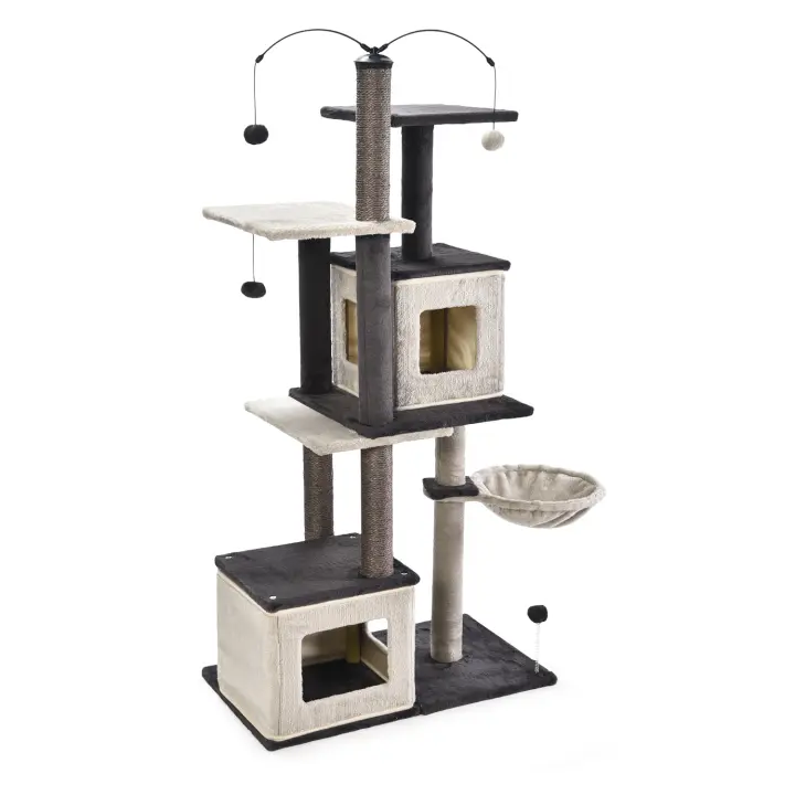 Rascador para descansar y jugar MOBILITY 69x40x138cm - 1