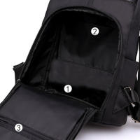 Mochila De Mujer Casual Sencilla De Color Sólido Bolso Escolar De Moda Gran Capacidad Adecuado Para Viajes Mochila De Hombro Para Dama Negro Caqui - details 25