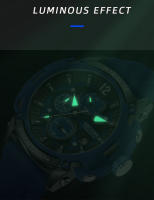 Reloj Deportivo MEGIR Para Hombres En Color Naranja Resistente Al Agua Con Cuarzo Luminoso Cronógrafo De Correa De Silicona Estilo Fashion - details 4