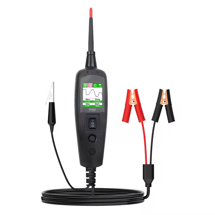P100 Lápiz De Prueba Para Coche 24V 12V Diagnosticador De Batería Y Circuitos Resistente Al Choque Herramientas De Auto Accesorios - 1