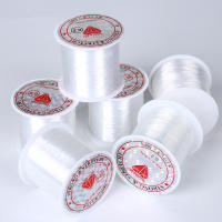 Hilo De Nylon Para Joyería DIY No Estirable Translúcido Variedad De Tamaños Para Perlas Y Cordones De Hilo De Línea De Pesca - details 0